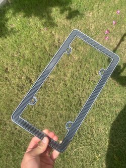 Carbon Fiber License Plate Frame