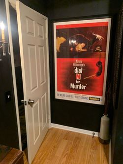 DIAL M FOR MURDER movie poster print Large Alfred Hitchcock