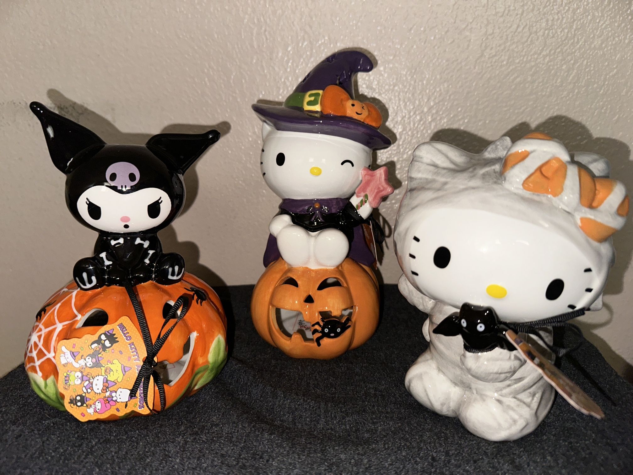 NWT Blue Sky Clayworks Sanrio Candle Tealight Holders & Figurine