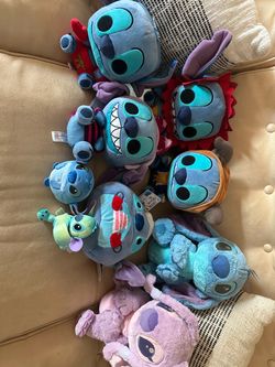 Disney Stitch Plush Toy Collection Lot