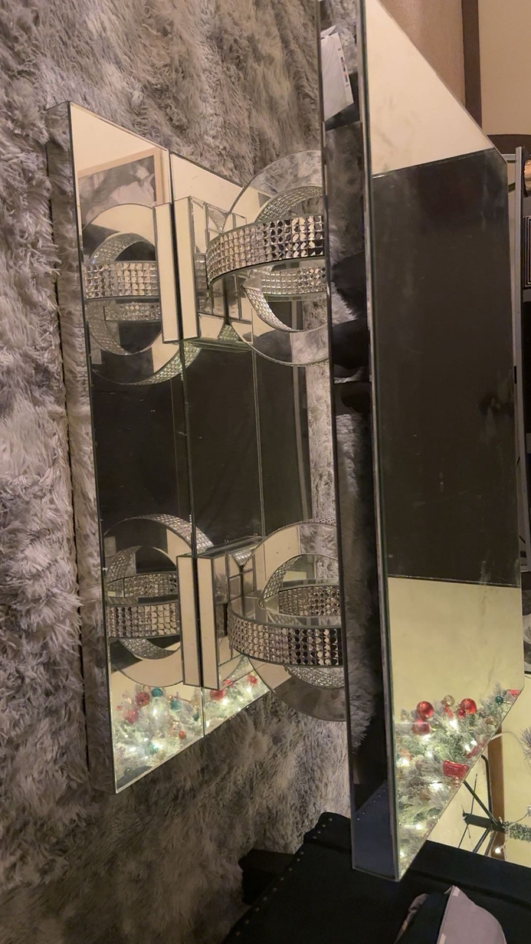 Mirrored Glam Coffee Table”