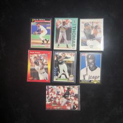 Frank Thomas Baseball Card Lot