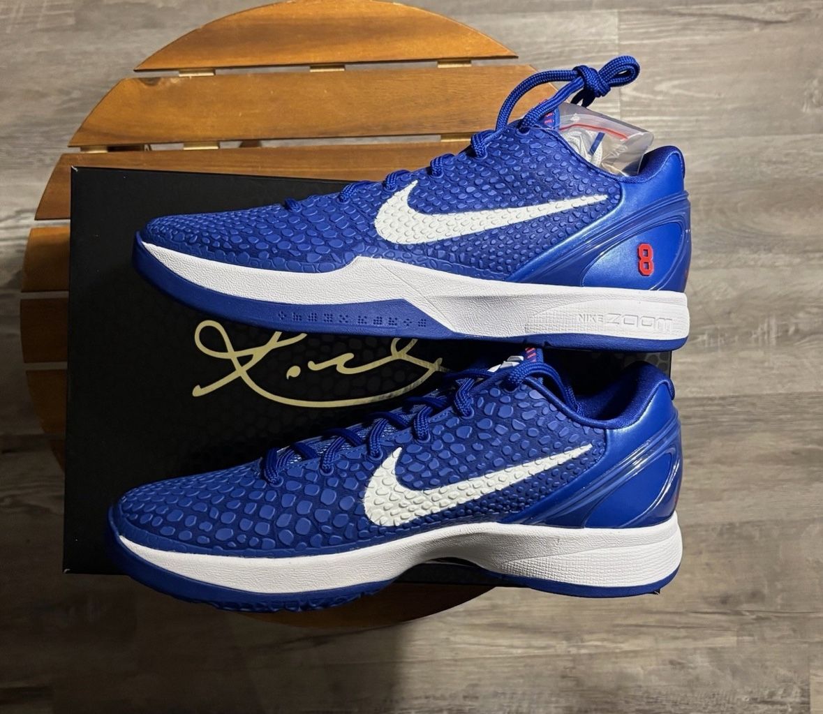 2025 NIKE ZOOM KOBE 6 VI PROTRO DODGERS CW2190-400 SIZE 11 LA ROYAL BLUE NEW