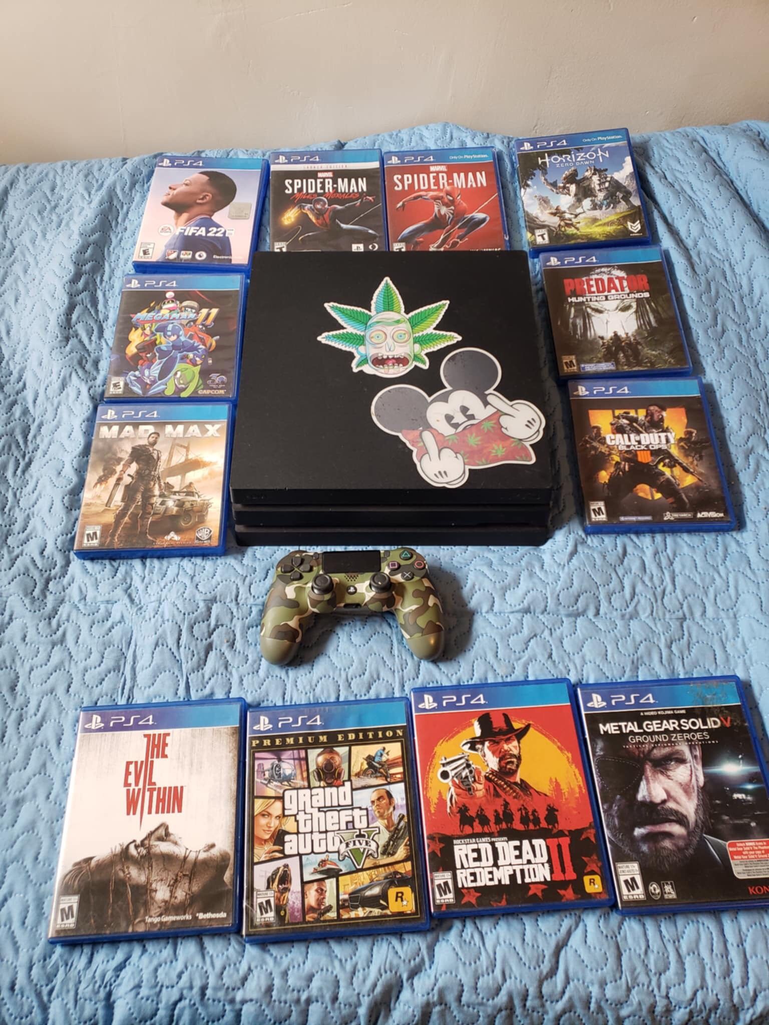 Can Be Tested Before Buying. Looking to sell all Separately $200! Playstation 4 Pro 3rd Generation. The PS4 Pro 2000GB $275! $15! Per Great Game or r