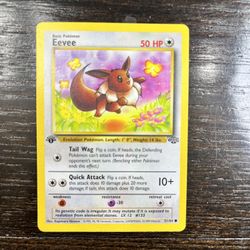 1st Edition Eevee - Jungle set #51 - Pokemon