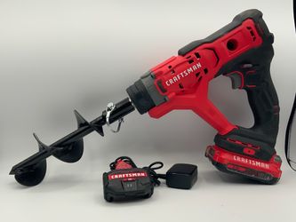 Cordless Auger / Multi Use Garden Tool W/ Battery & Charger - Craftsman