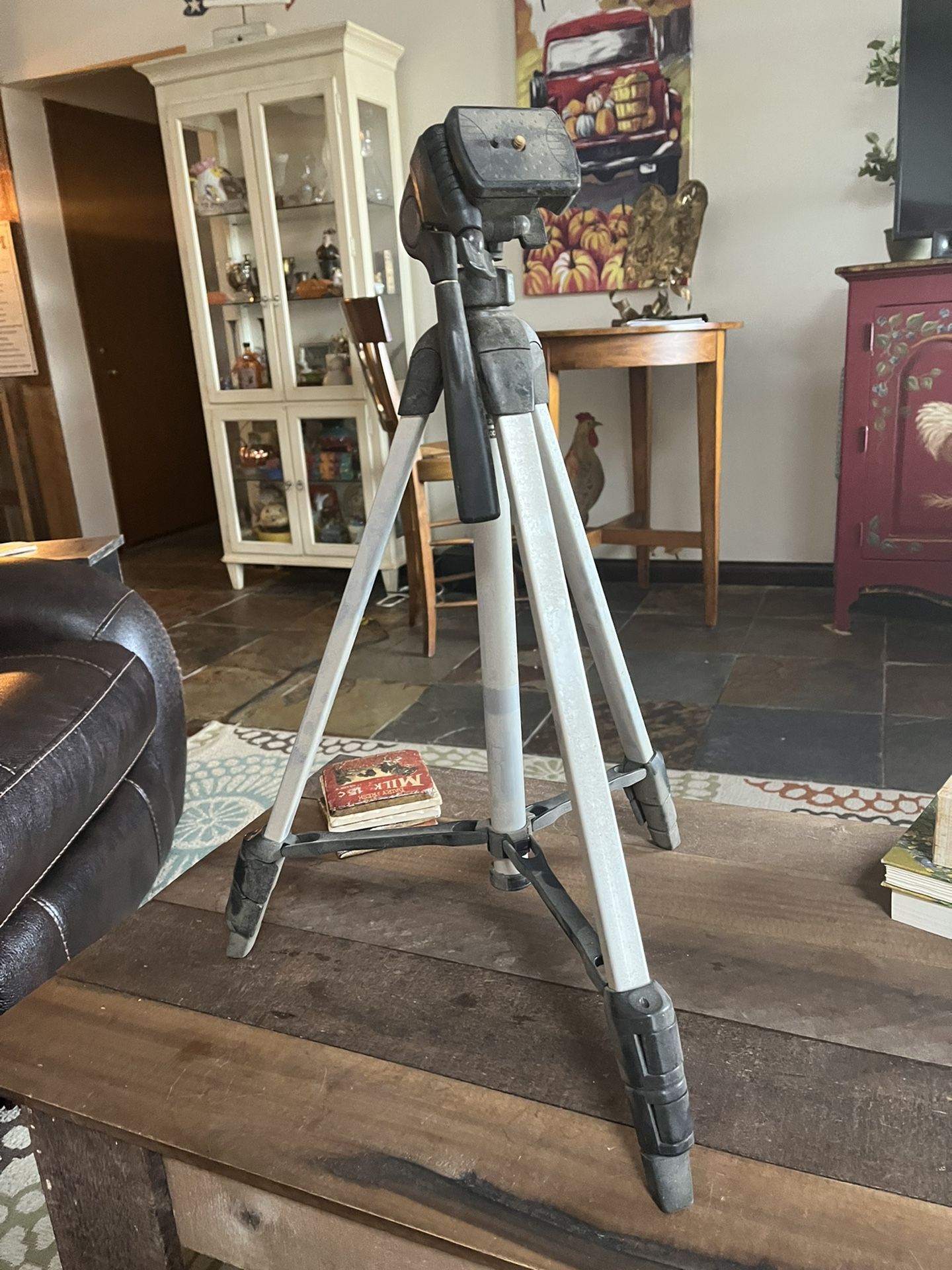 Slik SDV-20 Tripod with 3-Way Pan / Tilt Head (Quick Release) - Supports 2.4 lbs