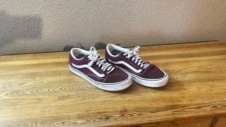 Maroon vans shoes