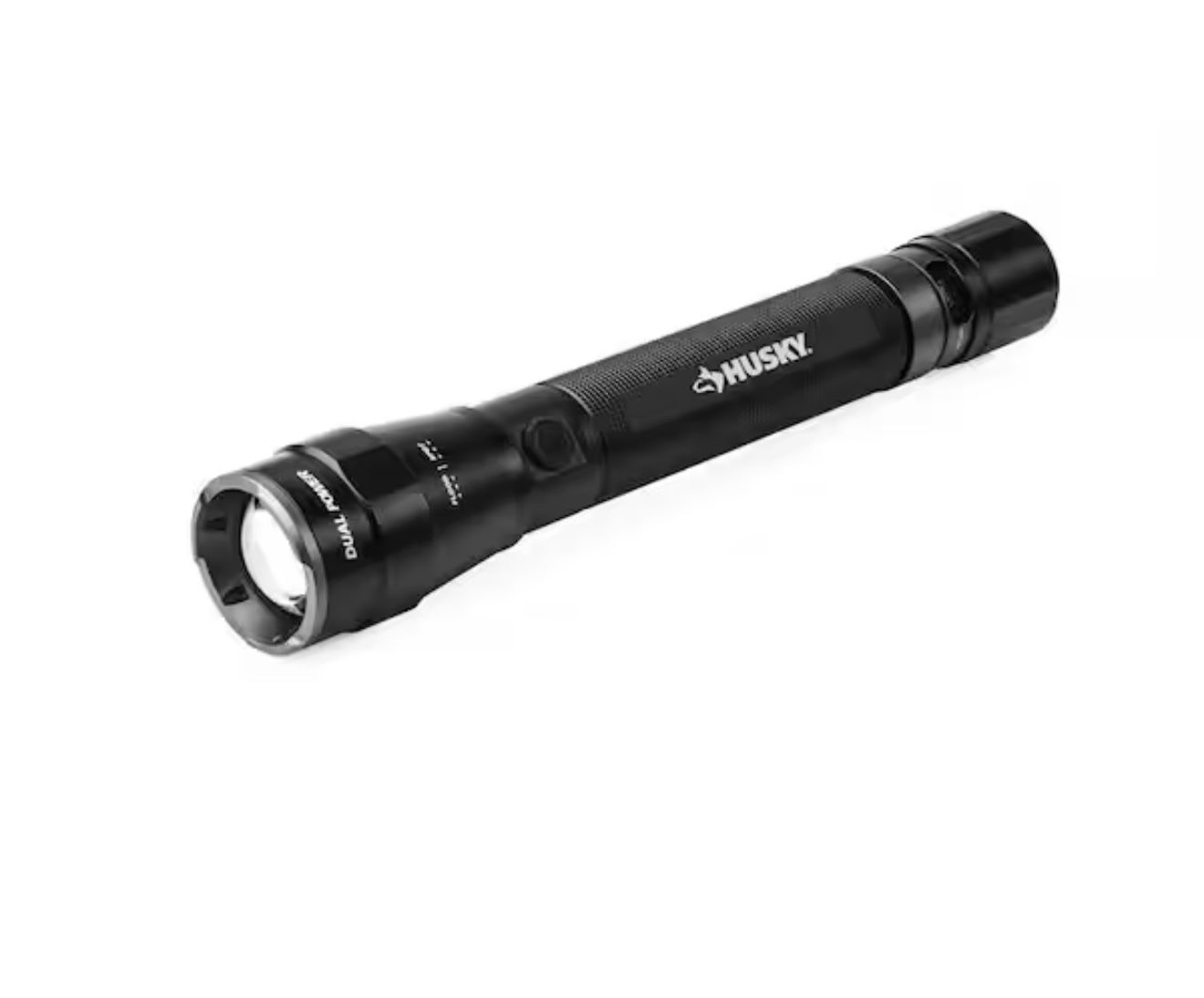 Husky 7000-Lumens Dual Power LED Rechargeable Tactical Focusing Handheld Flashlight