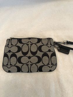 Coach Zip Wristlet