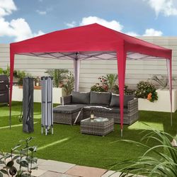 New in Box!! 10 Ft. W X 10 Ft. D Steel Pop-Up Party Tent