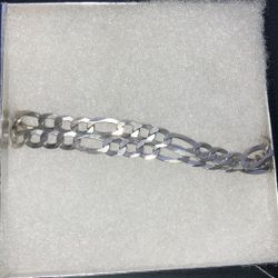 Silver Chain And Bracelet 