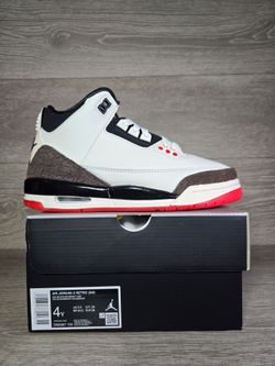 Air Jordan 3 Retro OG Shoes Worlds Best Dad DM0967-103 Size 4 Youth/ 5.5 Women