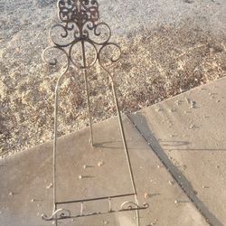 2  EASELS ROD  IRON,REALLY NICE...