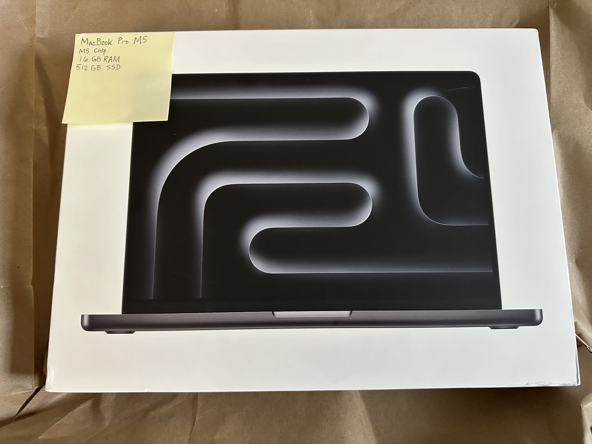 New Apple MacBook Pro 14” M5 Chip 512GB 16GB RAM Space Black