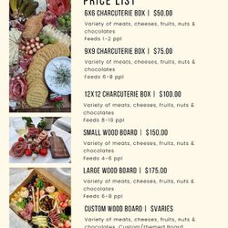 Mother's Day Charcuterie Box or Board | Charcuterie Price List 