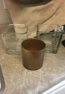 4 vases for plant or something, 10.00
