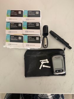 Diabetes test kit + strips