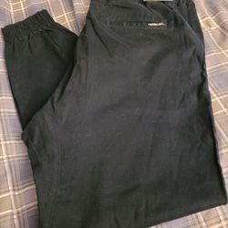 Mens Jogger Pants Navy Blue Size 40