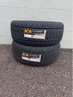 New 275 55 20 lionheart set of 2