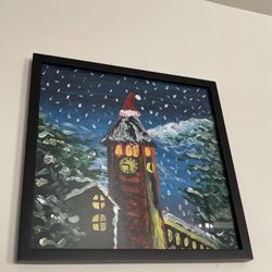 Cornell Christmas Painting - Original Artwork