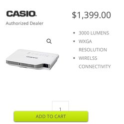 Casio Projecter 