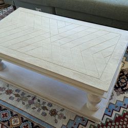 White Coffee Table (50" Length)