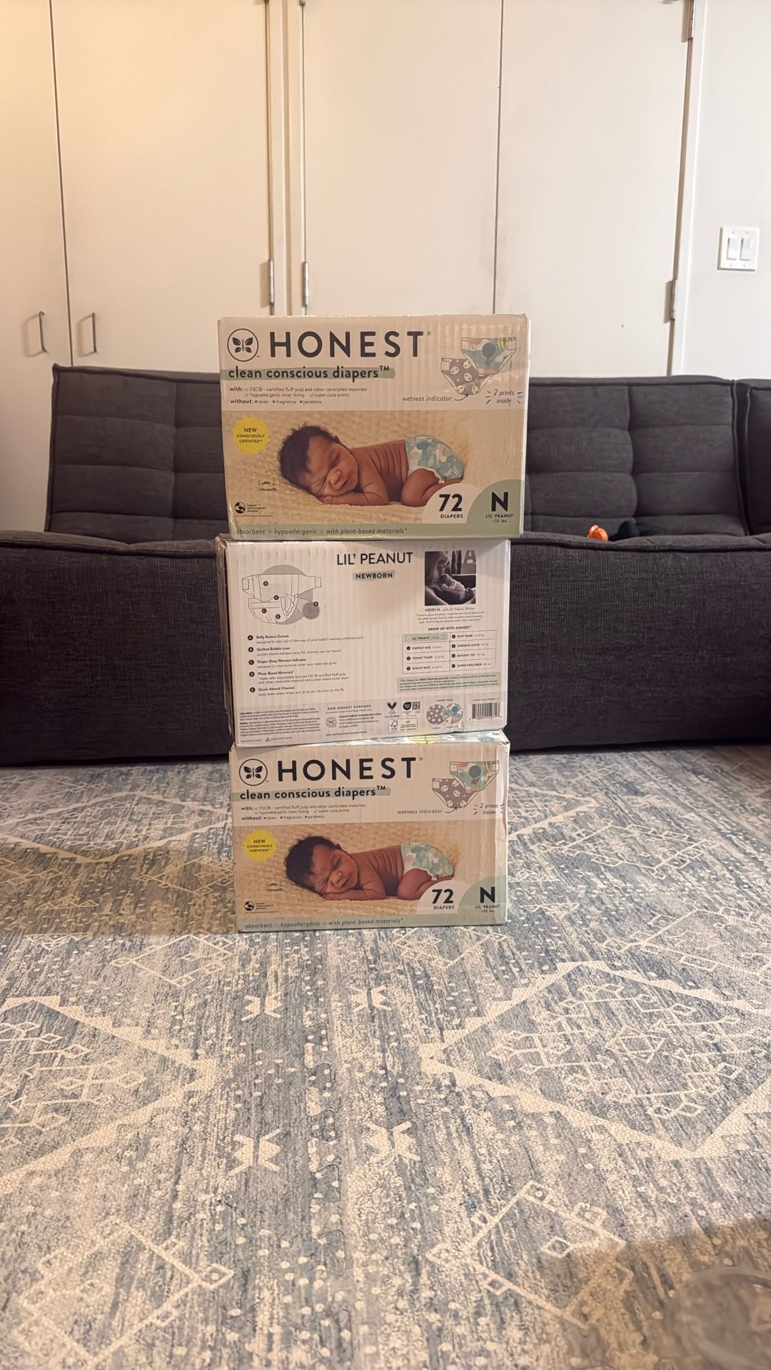 New In Box Honest Diapers
