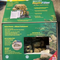 New Decorative Filter For Frogs,newts & Turtles