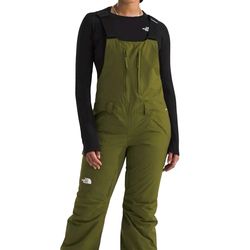 The North Face Freedom Insulated Womens Small Bib Waterproof Forest Olive Green