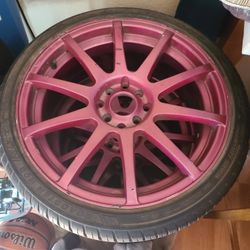 Rims 205/40 ZR 17.     84WXL.  