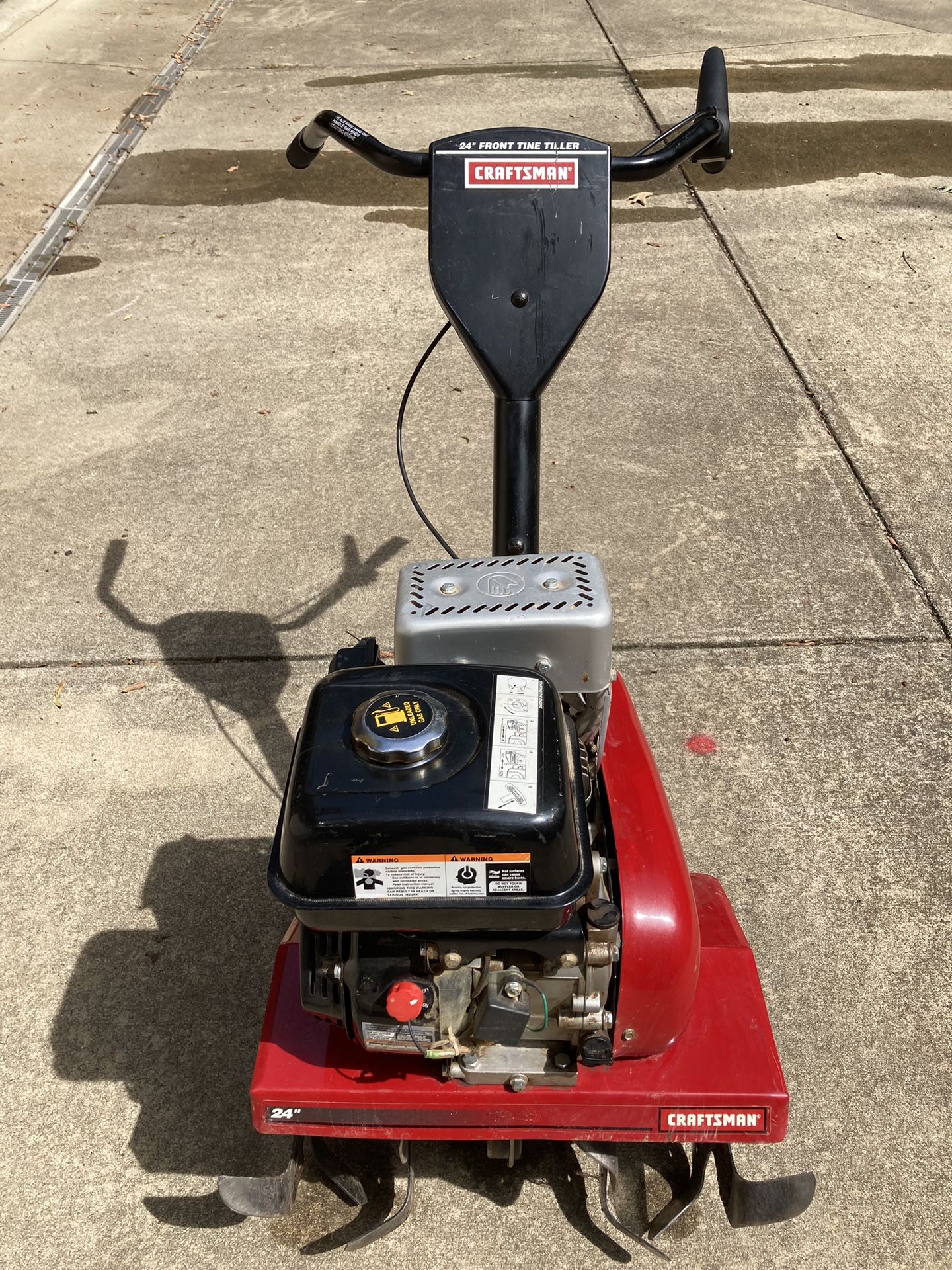 Craftsman 24 inch Front Tine Tiller 208 cc