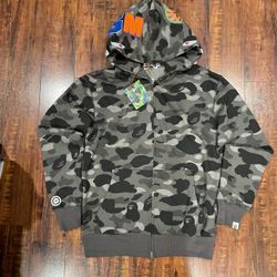 Black Grey Bape Camo 