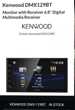 Kenwood DMX129BT Digital Multimedia Receiver