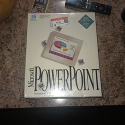 Vintage Microsoft PowerPoint Software 