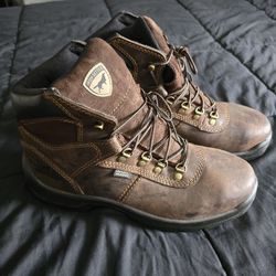 Irish Settler Work Boots Size 9.5 Steel Toe
