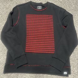 PRPS Men’s black and red long sleeved shirt XL 