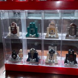Lego Star Wars droids With Case SOLD TOGETHER 