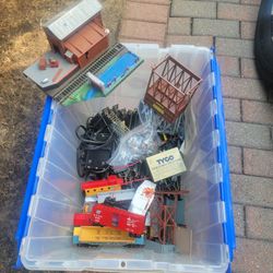 Vintage Miniature Tyco Train Set.