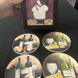 Stone drink coasters