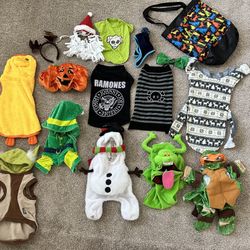 Dog Costumes & Apparel - 15 Pieces 