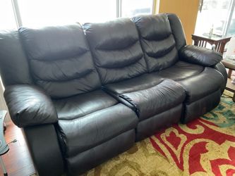 Leather Sofa and Love Seat