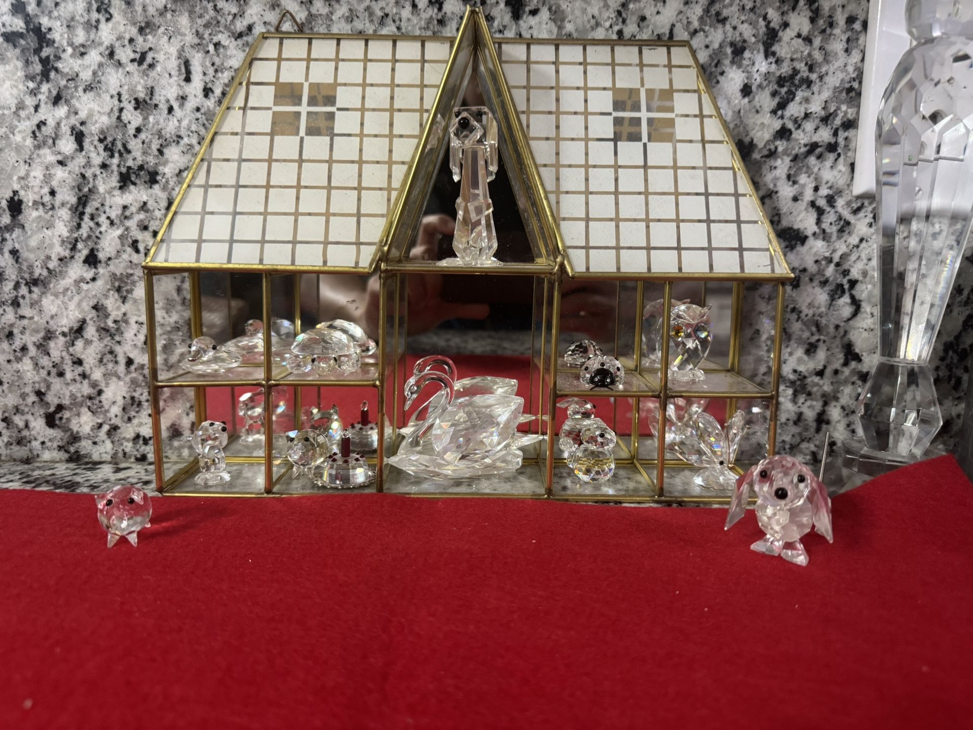 Swarvoski  Silver Crystal From 1980s  Price 100$-600$)