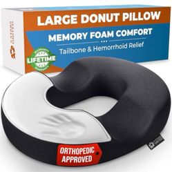 “New””Orthopedic Approved”Donut Pillow(sciatica,sores,pelvic,pregnancy,after Surgery,Hemorrhoids,etc)retaol$39 