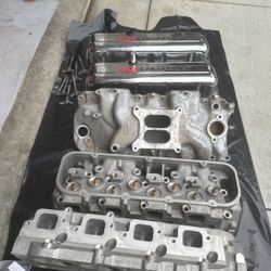 454 Heads, Intake And Valve Covers  