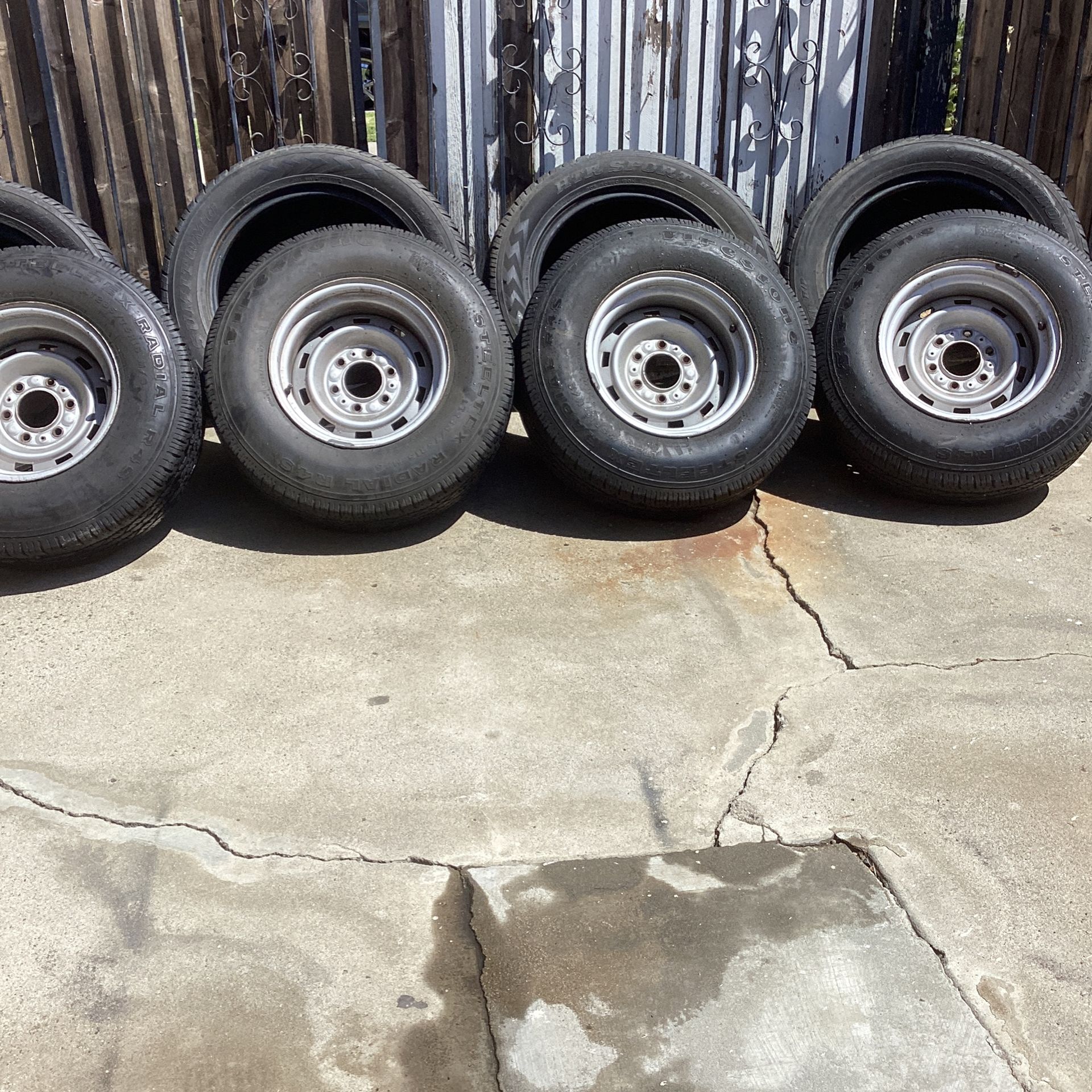 Chevy Rally 6 Lug Wheels/tires