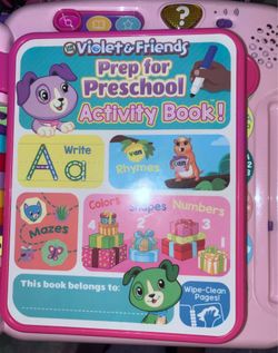 Vtech prepare for preschool activity book
