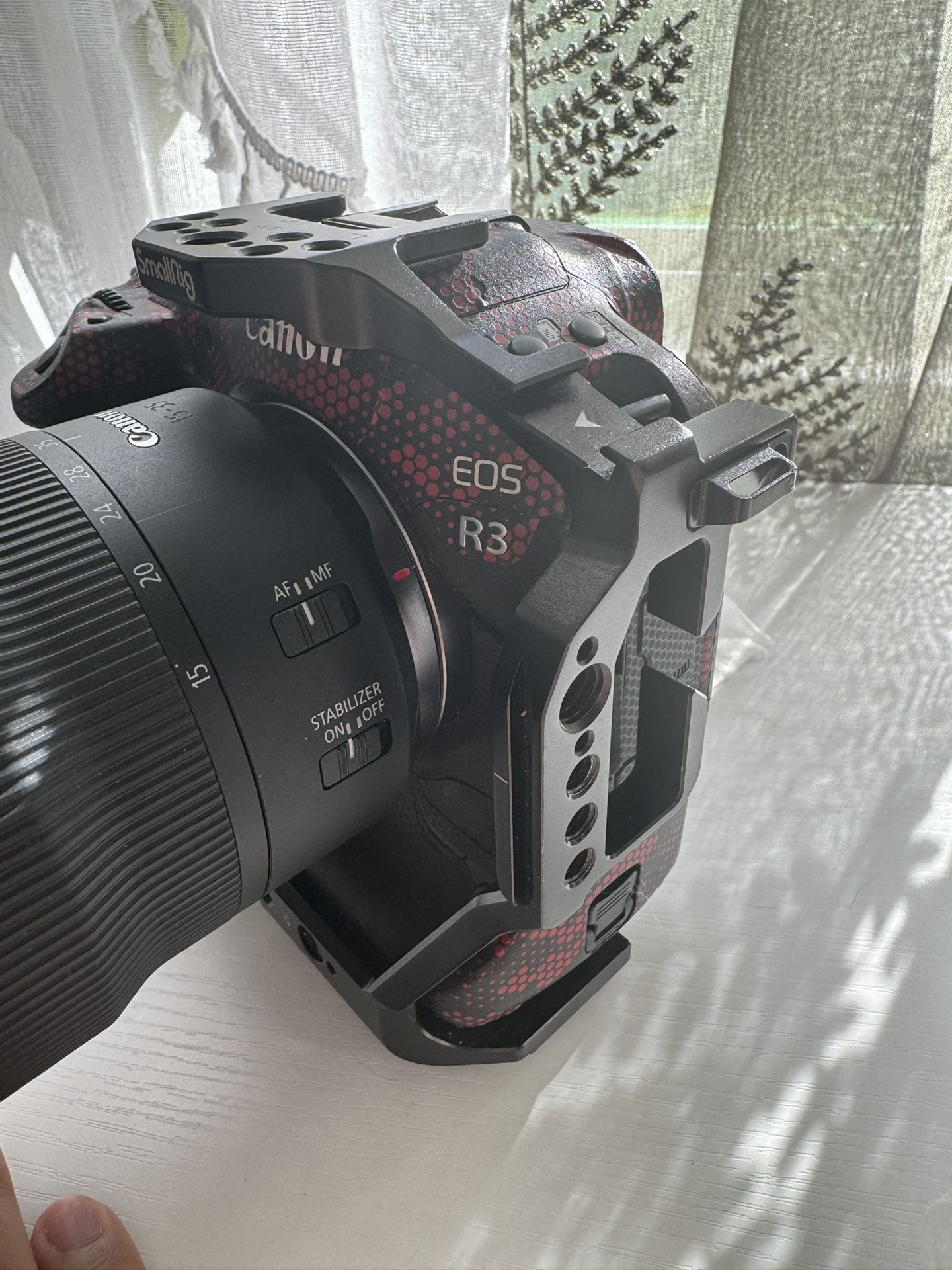 Canon EOS R3 w/Skin and Smallrig Cage (lens not included)