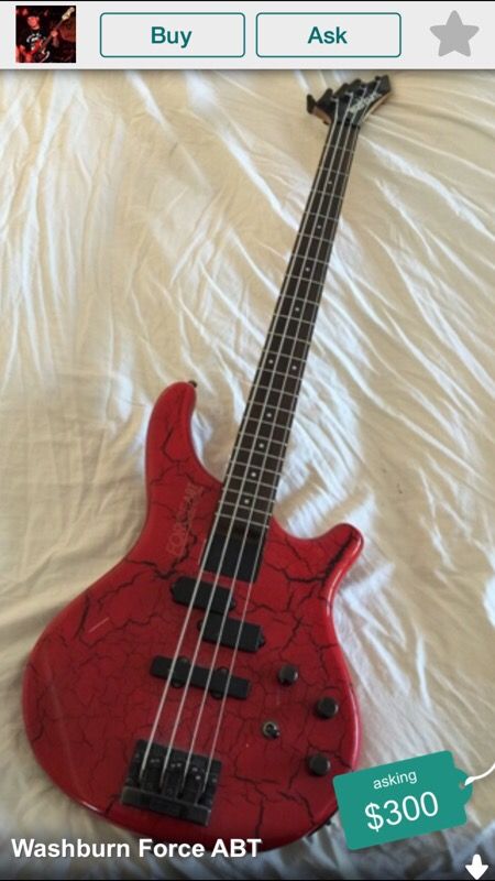 Washburn bass guitar