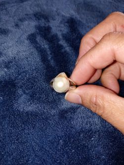 Real Fresh Water Pearl Silver 925 Ring